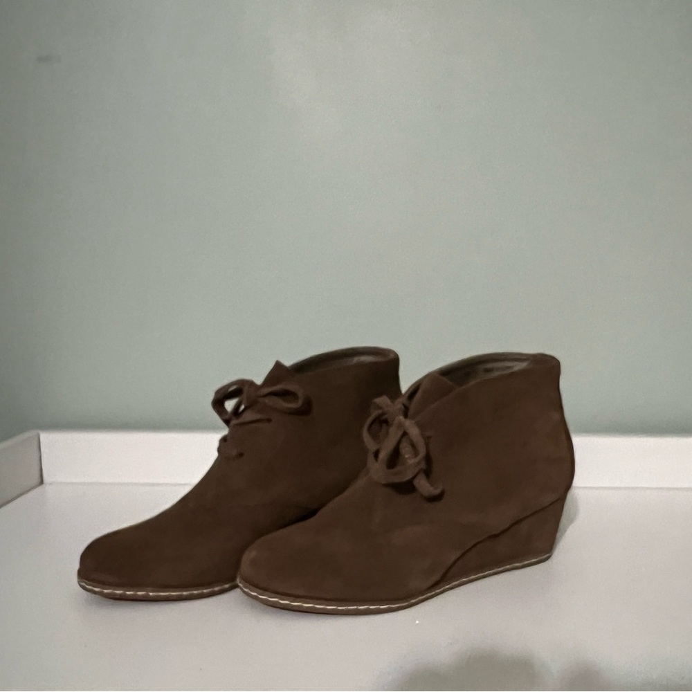 Women’s wedge heeled ankle boots by Dolce Vita Size 7 1/2.  NWOT.